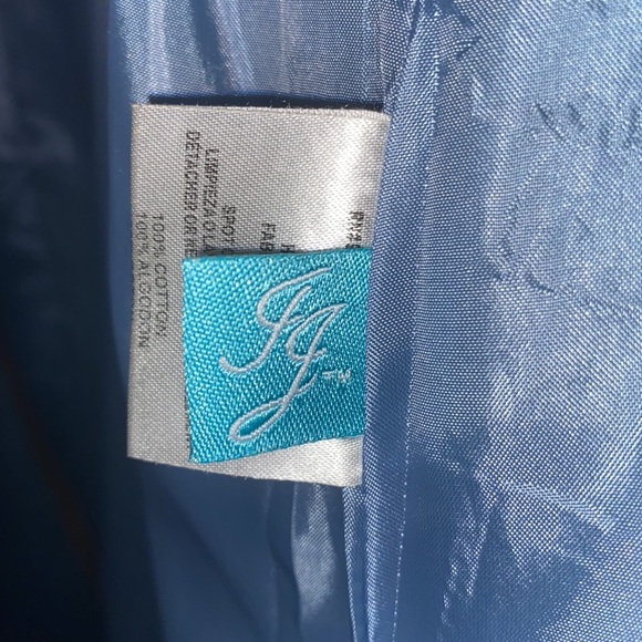 Isabella’s Journey Denim Expressions Long Coat,Faux Suede Cuffs,Embellishments - Picture 14 of 16